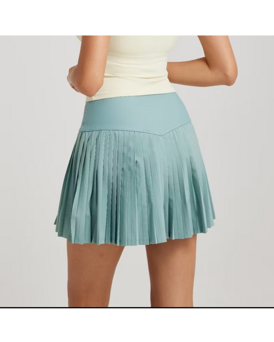 Elegant Black Pleated Pickleball Skirt for Women - High-Quality Athletic Wear