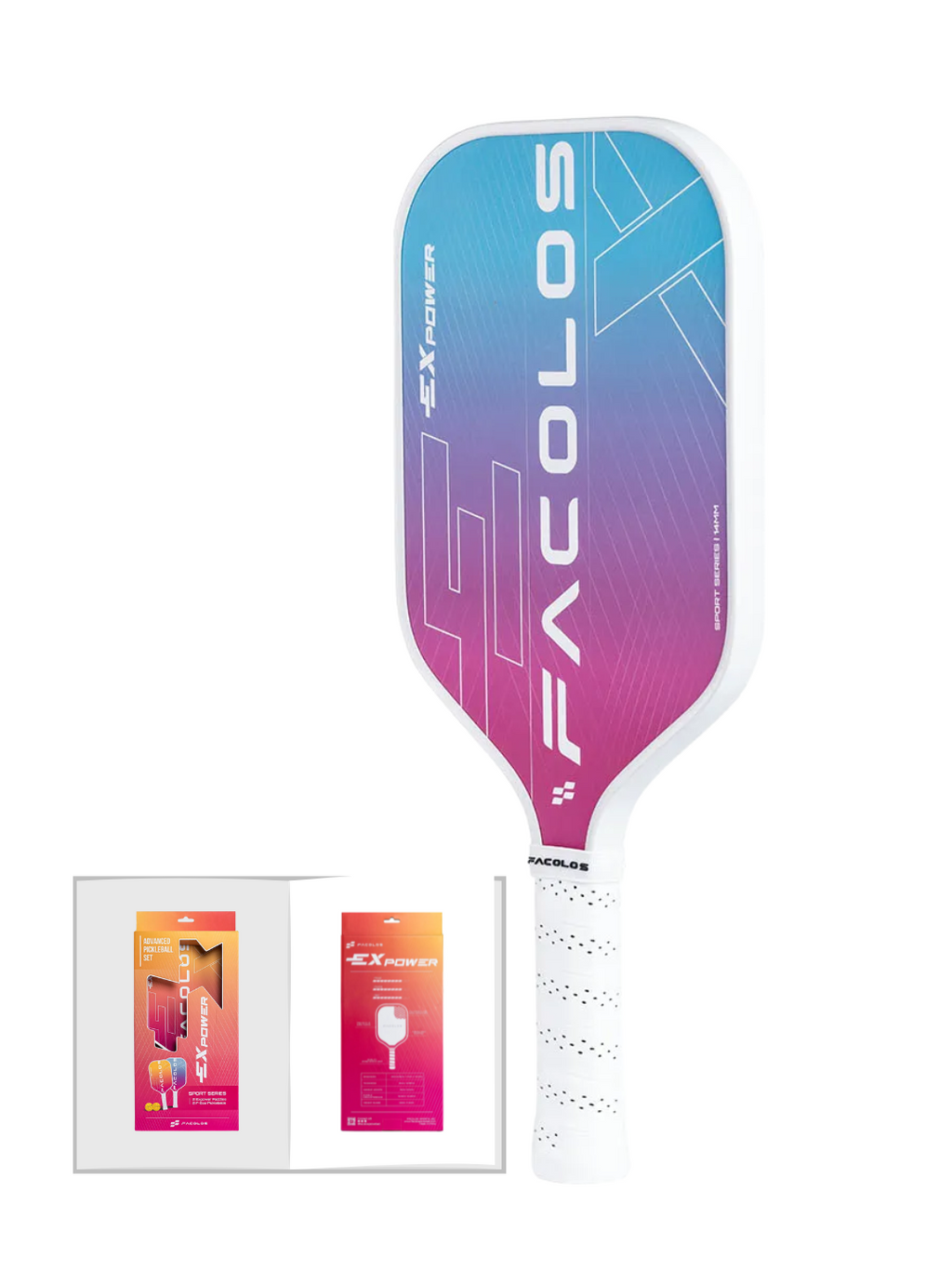 Pickleball Sport Series – ExPower White (14mm)