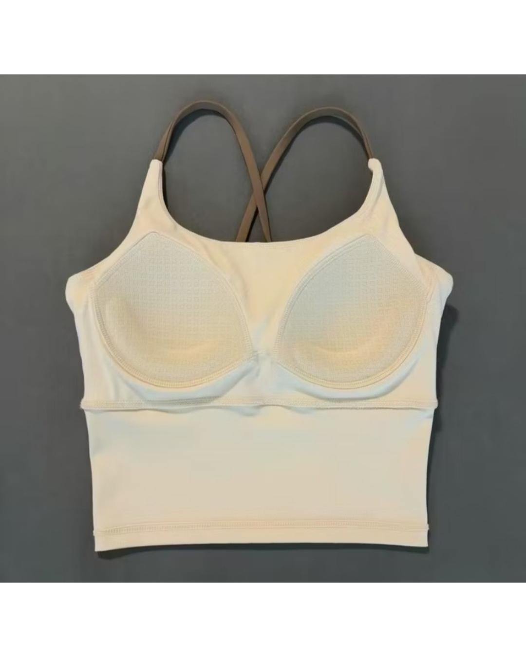 High-Quality Nylon Sports Bra for Women - Comfort Fit Yoga & Fitness Top in Black