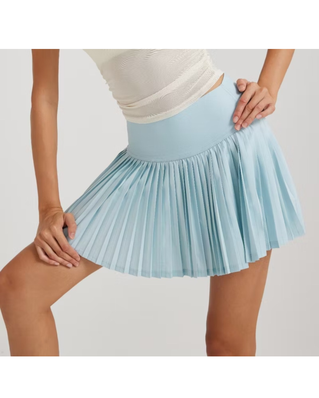 Elegant Black Pleated Tennis Skirt for Women - High-Quality Athletic Wear