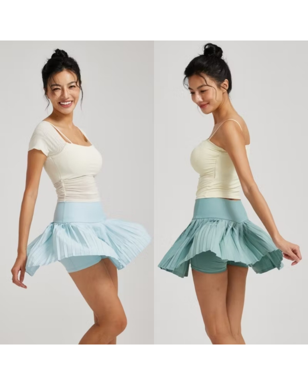 Elegant Black Pleated Tennis Skirt for Women - High-Quality Athletic Wear