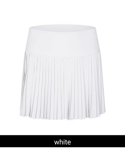 Elegant Black Pleated Tennis Skirt for Women - High-Quality Athletic Wear