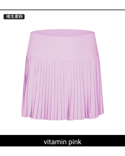 Elegant Black Pleated Tennis Skirt for Women - High-Quality Athletic Wear