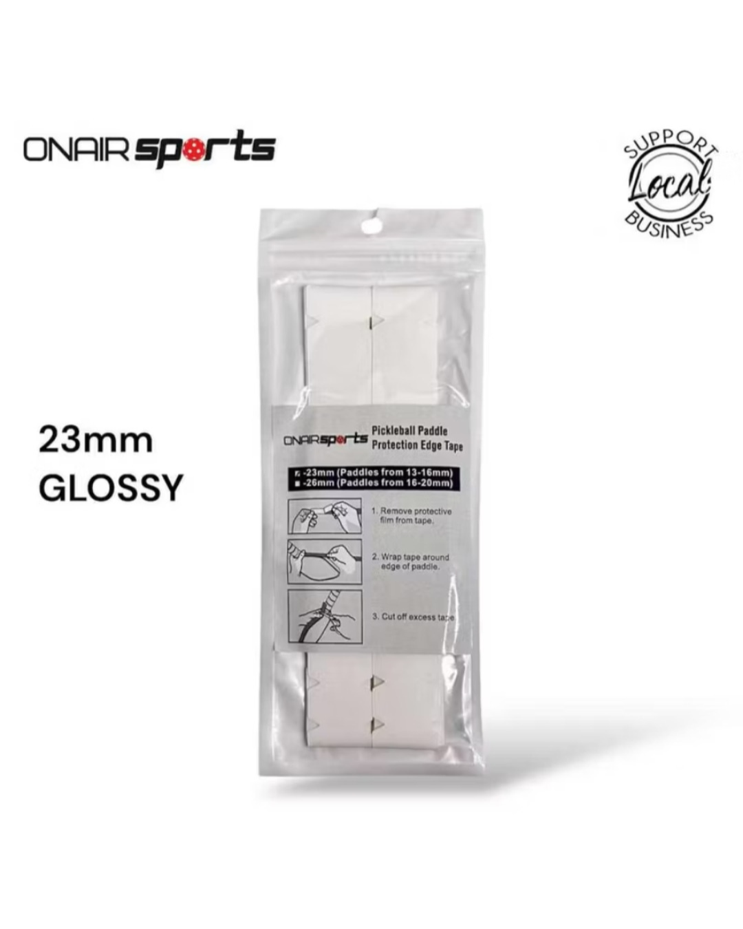 ONAIR Sports 23mm Non-Slip Waterproof Badminton Racket Grip Tape - High Absorption, Durable, New